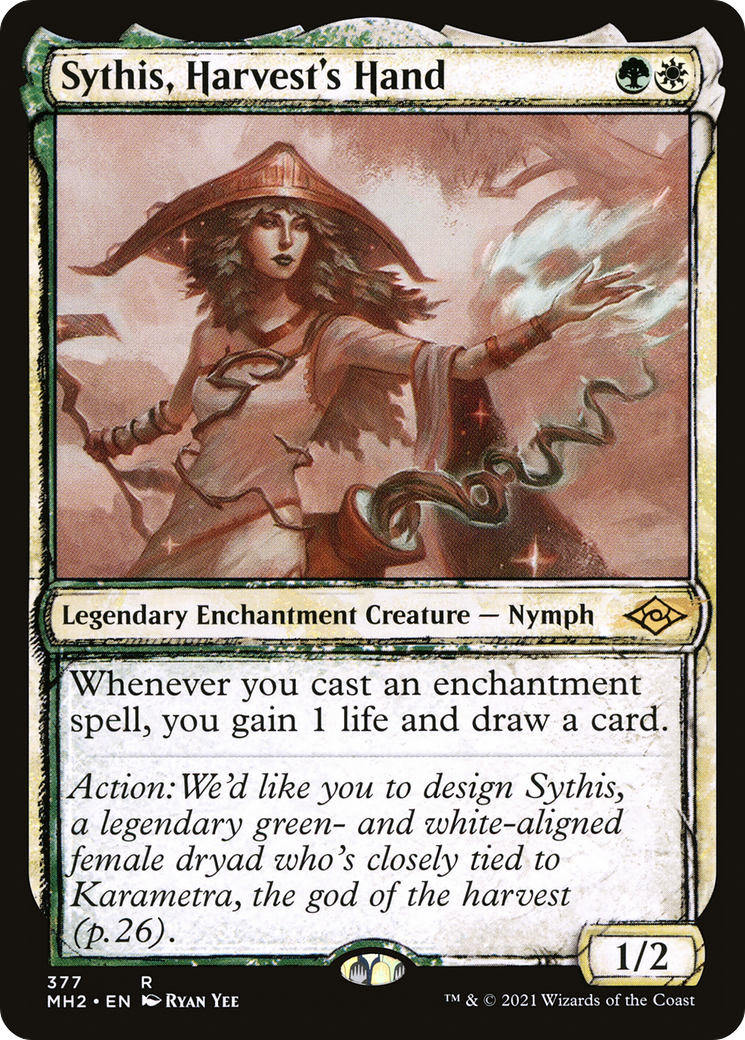Sythis, Harvest's Hand (MH2-377) [Modern Horizons 2] (Showcase) MTG Single Modern Horizons 2
