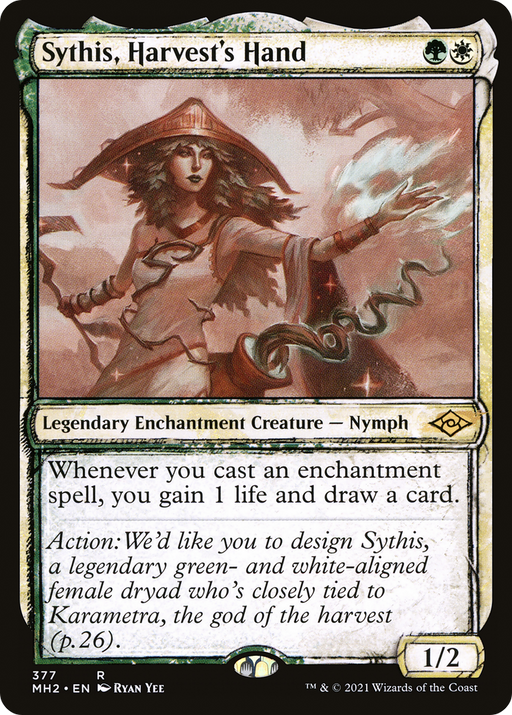 Sythis, Harvest's Hand (MH2-377) [Modern Horizons 2] (Showcase) MTG Single Modern Horizons 2