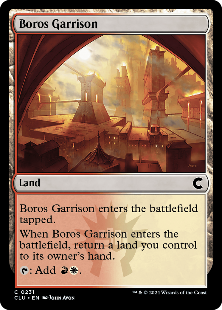 Boros Garrison (CLU-231) [Ravnica: Clue Edition] MTG Single Wizards of the Coast
