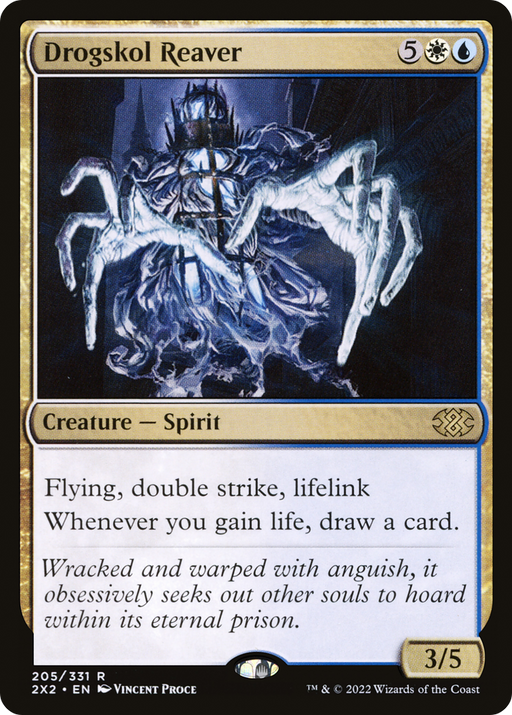 Drogskol Reaver (2X2-205) [Double Masters 2022] MTG Single Wizards of the Coast