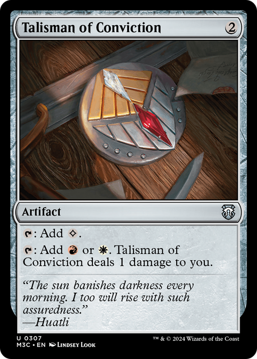 Talisman of Conviction (M3C-307) [Modern Horizons 3 Commander] MTG Single Wizards of the Coast