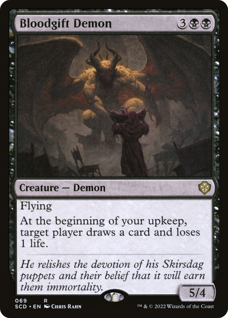 Bloodgift Demon (SCD-069) [Starter Commander Decks] MTG Single Wizards of the Coast
