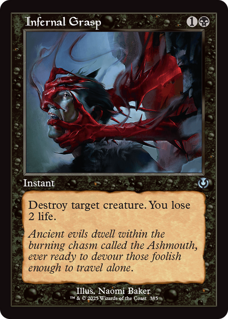 Infernal Grasp (INR-385) [Innistrad Remastered] MTG Single Wizards of the Coast