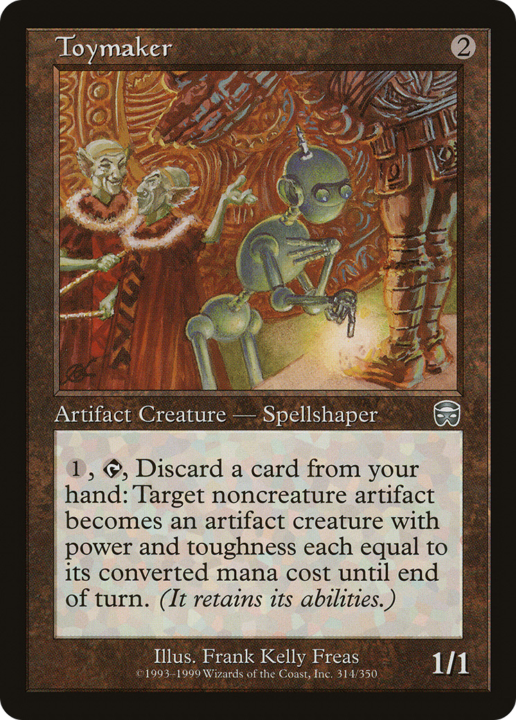 Toymaker (MMQ-314) [Mercadian Masques] Foil MTG Single Wizards of the Coast