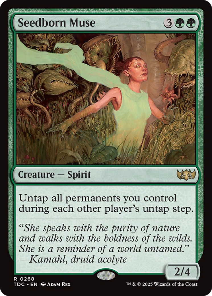 Seedborn Muse (TDC-268) [Commander: Tarkir: Dragonstorm] MTG Single Wizards of the Coast