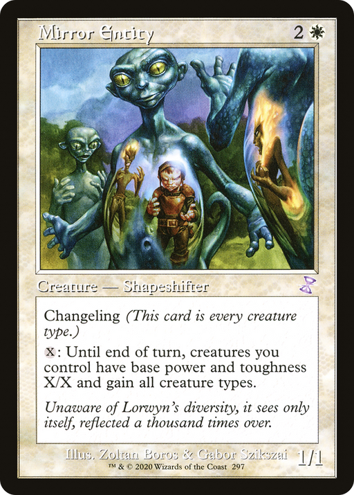 Mirror Entity (TSR-297) [Time Spiral Remastered] Foil MTG Single Wizards of the Coast