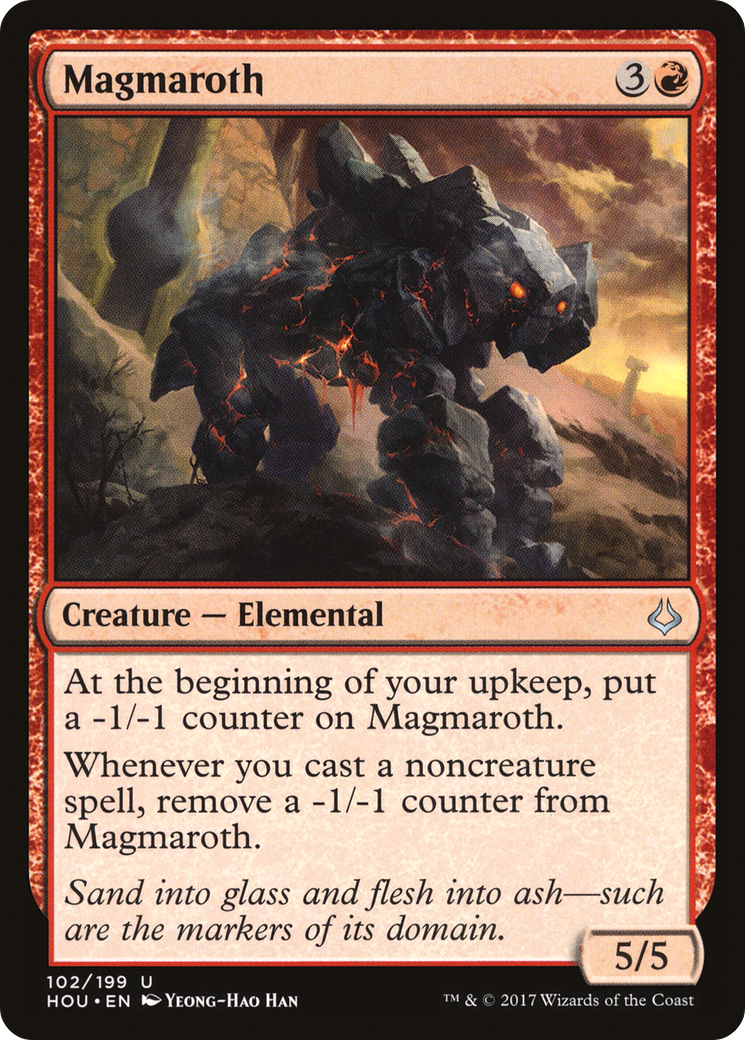 Magmaroth (HOU-102) [Hour of Devastation] MTG Single Wizards of the Coast