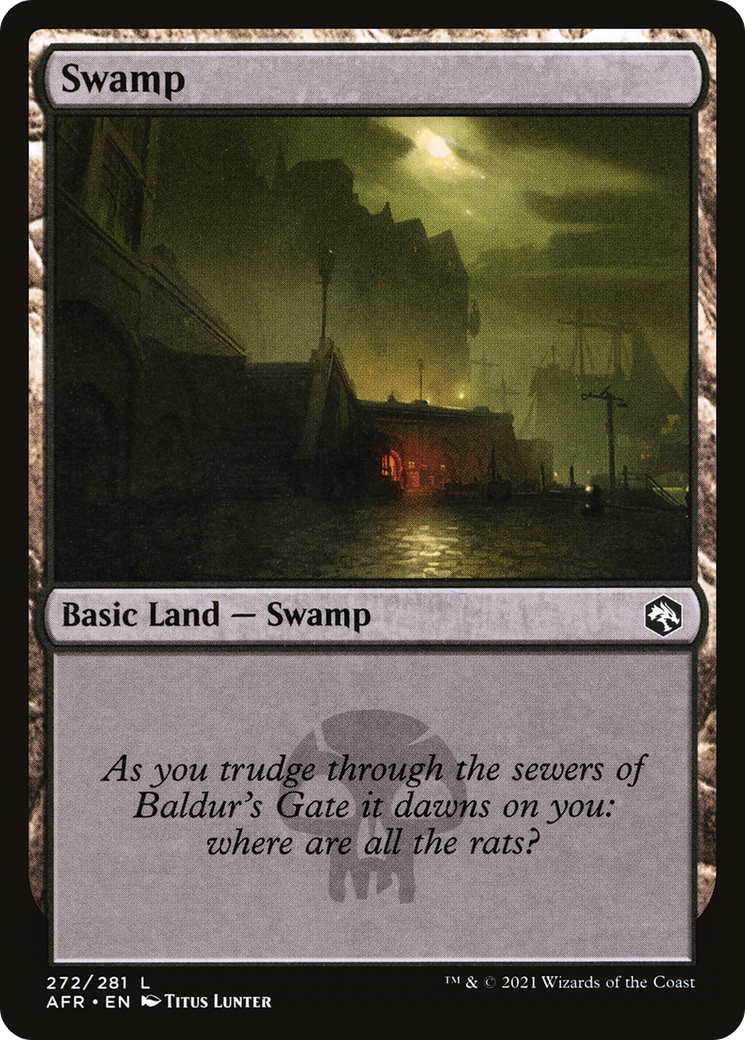 Swamp (AFR-272) [Adventures in the Forgotten Realms] MTG Single Wizards of the Coast
