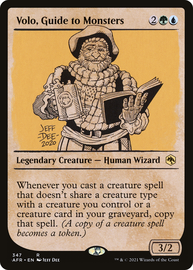 Volo, Guide to Monsters (AFR-347) [Adventures in the Forgotten Realms] (Showcase) MTG Single Wizards of the Coast