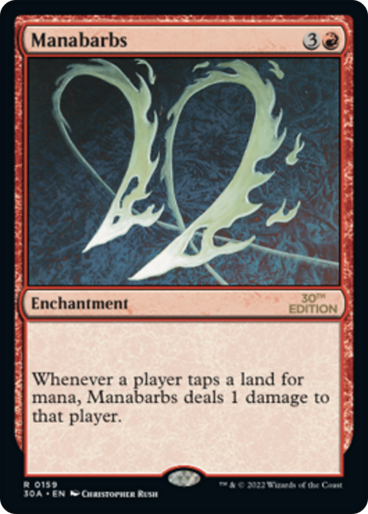 Manabarbs (30A-159) [30th Anniversary Edition] MTG Single Wizards of the Coast