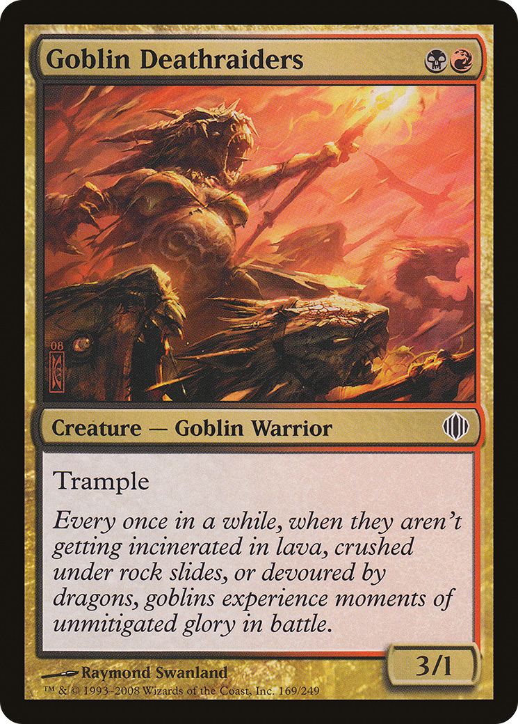 Goblin Deathraiders (ALA-169) [Shards of Alara] Foil MTG Single Wizards of the Coast