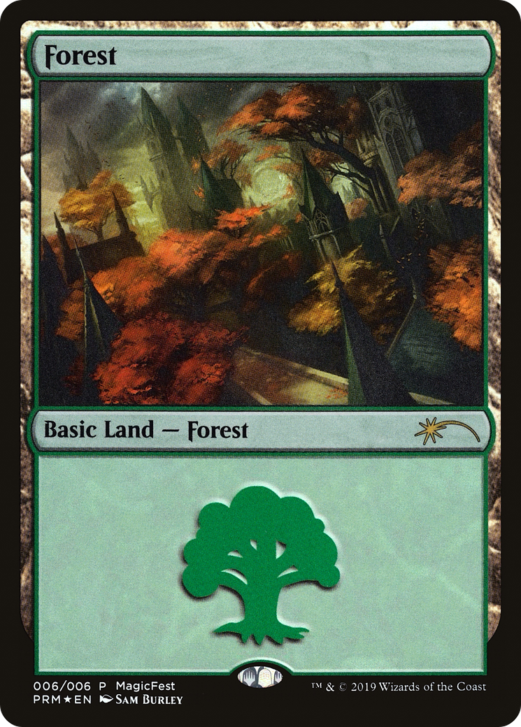 Forest (2019) (MFP-006) [Misc] MagicFest 2019 Foil MTG Single Wizards of the Coast