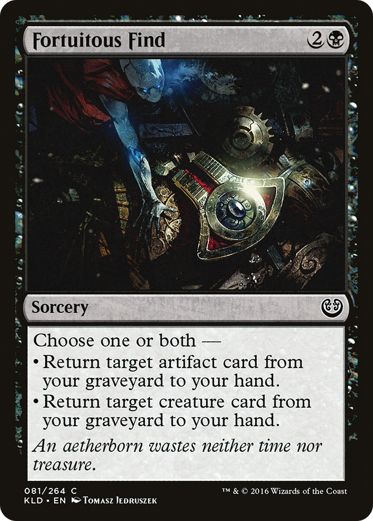 Fortuitous Find (KLD-081) [Kaladesh] Foil MTG Single Wizards of the Coast