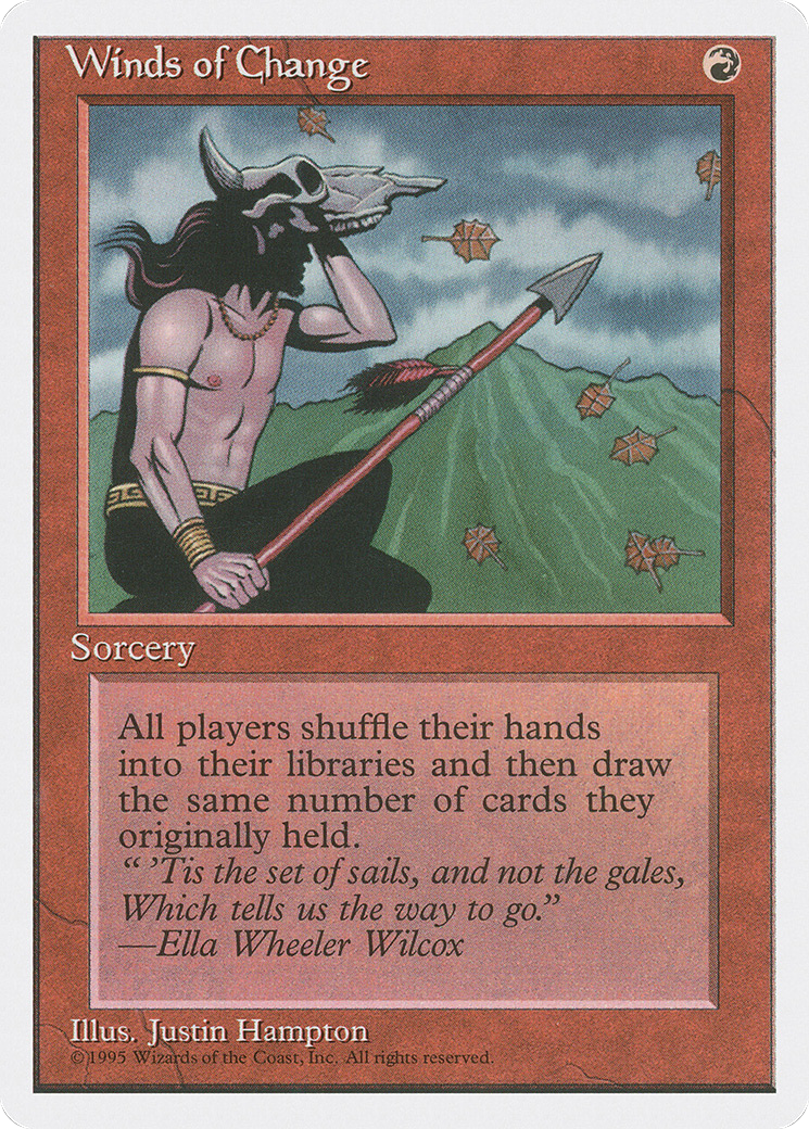 Winds of Change (4ED-) [Fourth Edition] MTG Single Wizards of the Coast