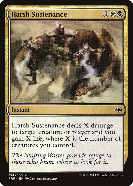 Harsh Sustenance (FRF-154) [Fate Reforged] Foil MTG Single Wizards of the Coast