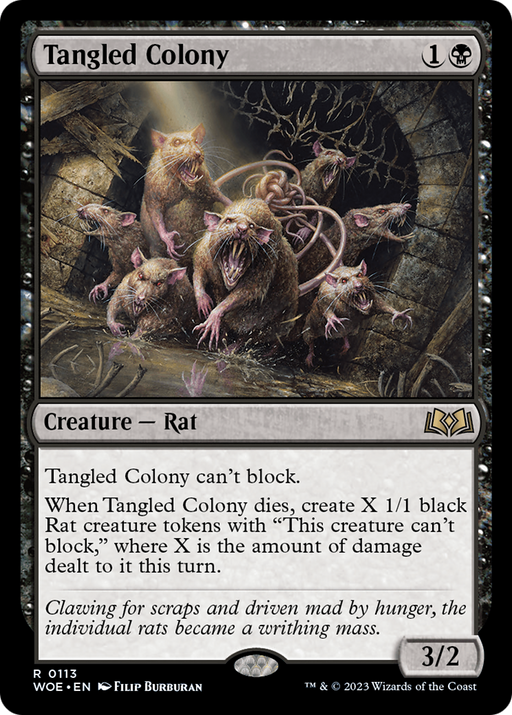 Tangled Colony (WOE-113) [Wilds of Eldraine] MTG Single Wizards of the Coast