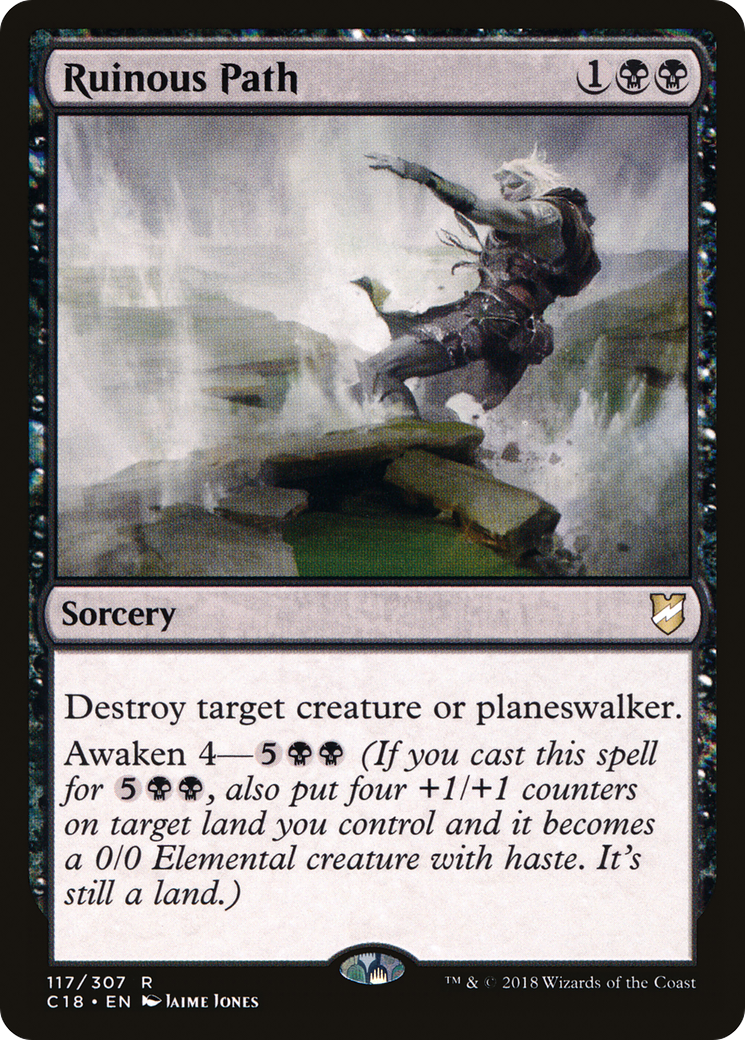 Ruinous Path (C18-117) [Commander 2018] MTG Single Wizards of the Coast