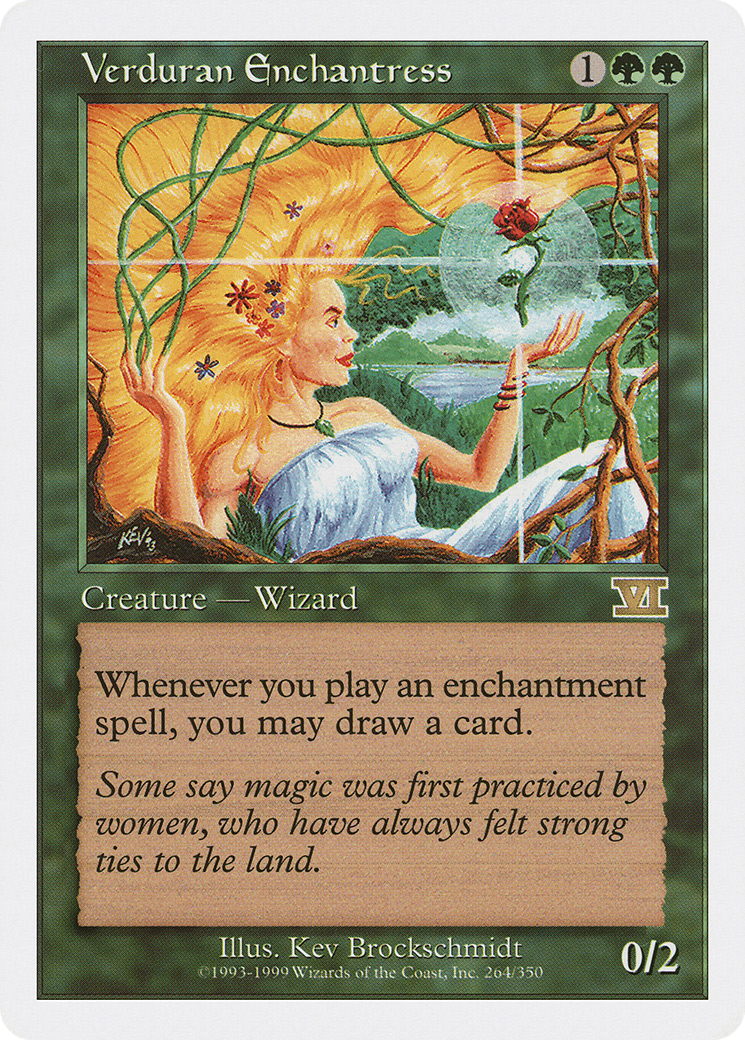 Verduran Enchantress (6ED-264) [Classic Sixth Edition] MTG Single Wizards of the Coast