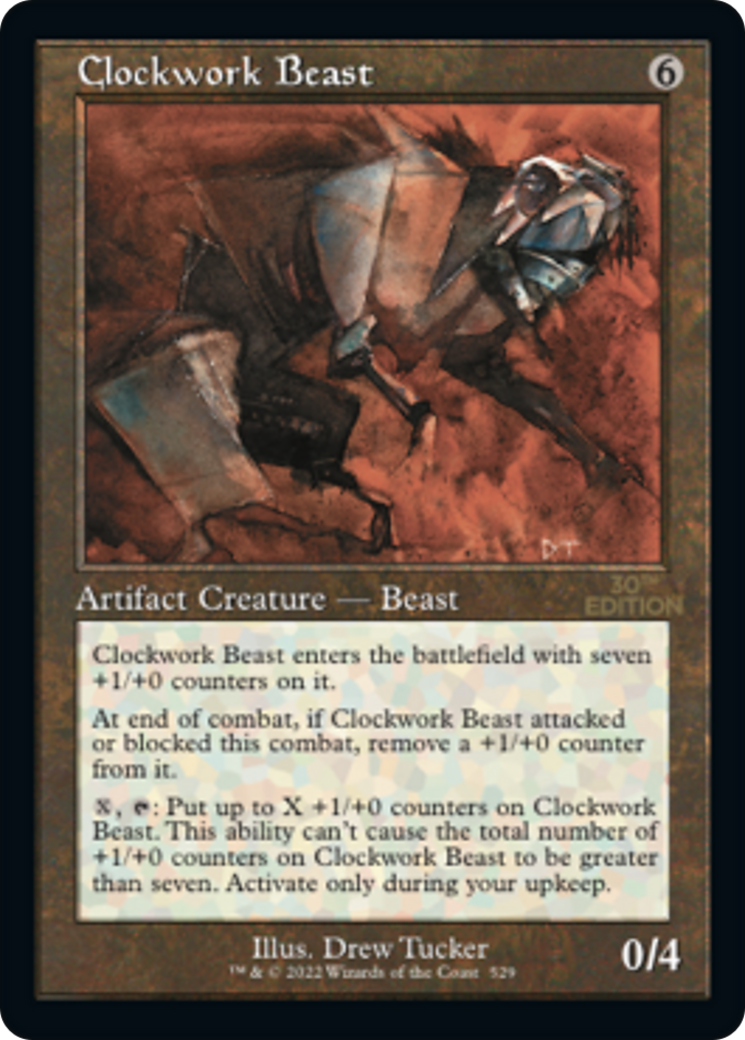 Clockwork Beast (30A-529) [30th Anniversary Edition] MTG Single Wizards of the Coast