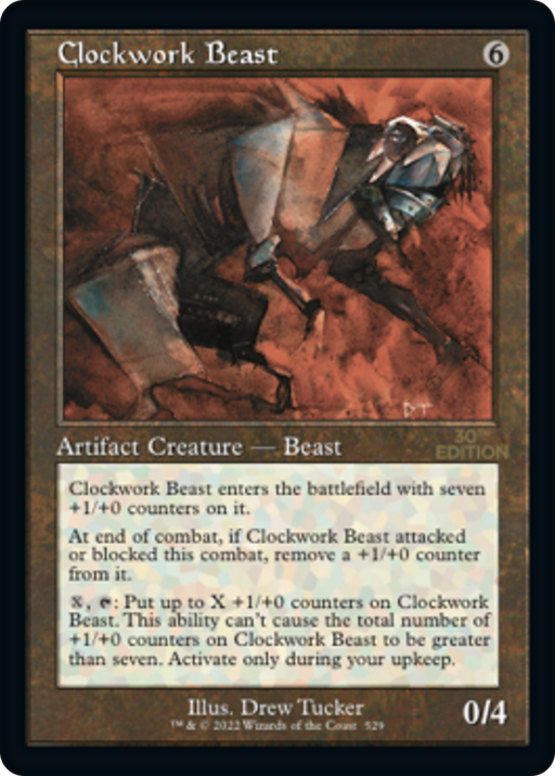 Clockwork Beast (30A-529) [30th Anniversary Edition] MTG Single Wizards of the Coast