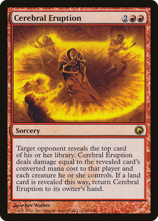 Cerebral Eruption (SOM-086) [Scars of Mirrodin] Foil MTG Single Wizards of the Coast
