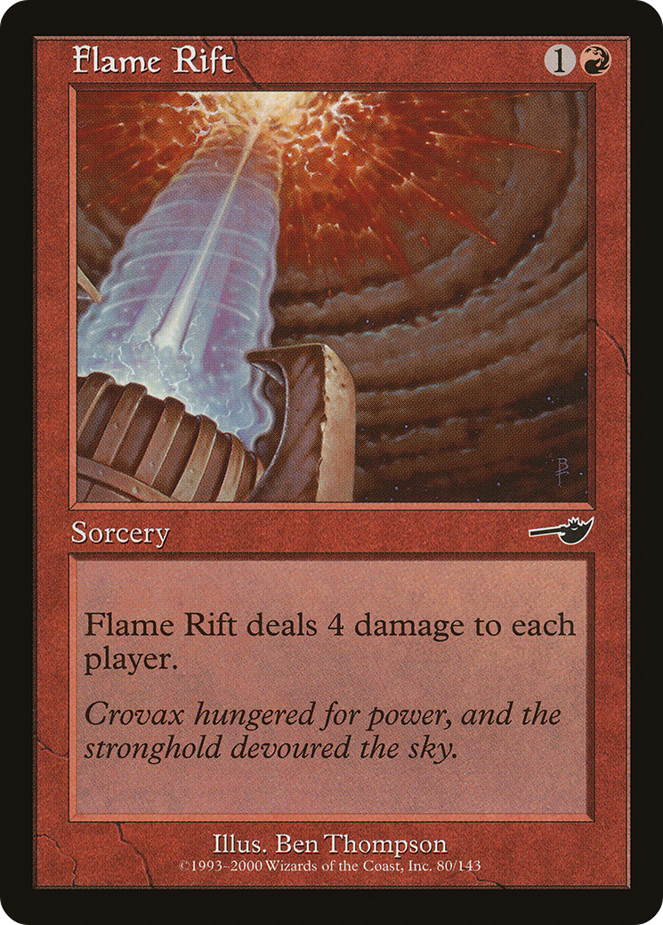 Flame Rift (NMS-080) [Nemesis] Foil MTG Single Wizards of the Coast