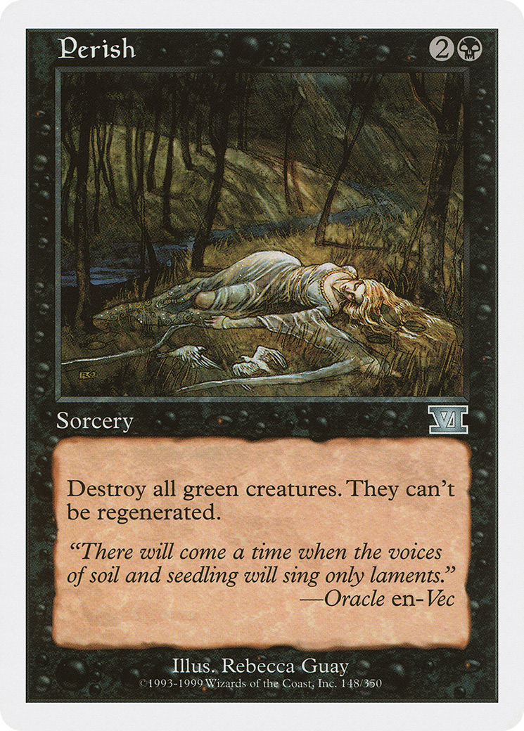Perish (6ED-148) [Classic Sixth Edition] MTG Single Wizards of the Coast