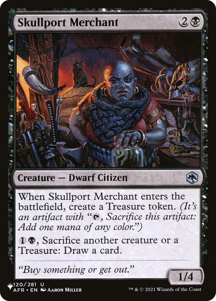 Skullport Merchant (LIST-AFR-120) [Mystery Booster] The List MTG Single Wizards of the Coast