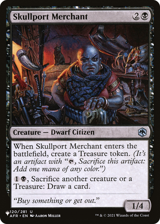 Skullport Merchant (LIST-AFR-120) [Mystery Booster] The List MTG Single Wizards of the Coast
