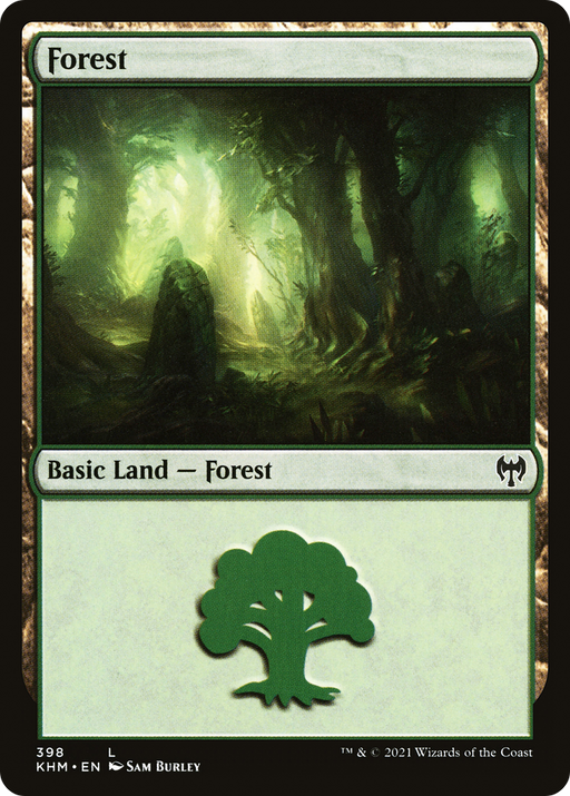 Forest (KHM-398) [Kaldheim] MTG Single Wizards of the Coast