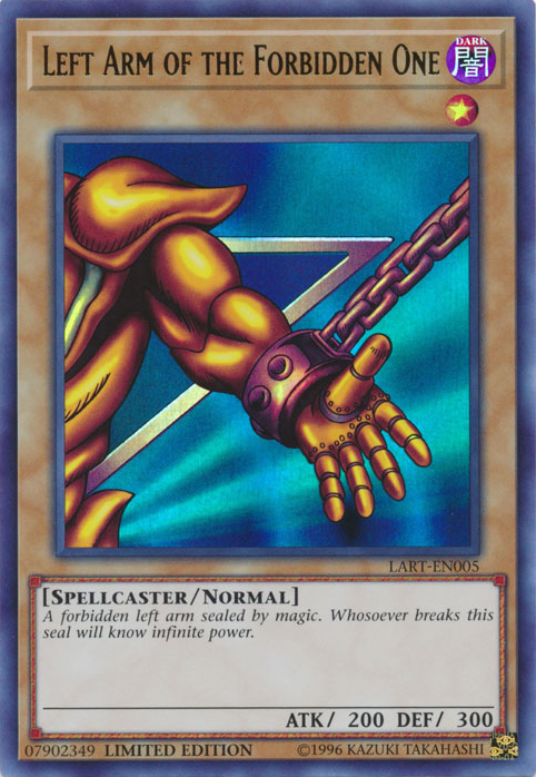 Left Arm of the Forbidden One [LART-EN005] Ultra Rare Yugioh Single Yu-Gi-Oh!   