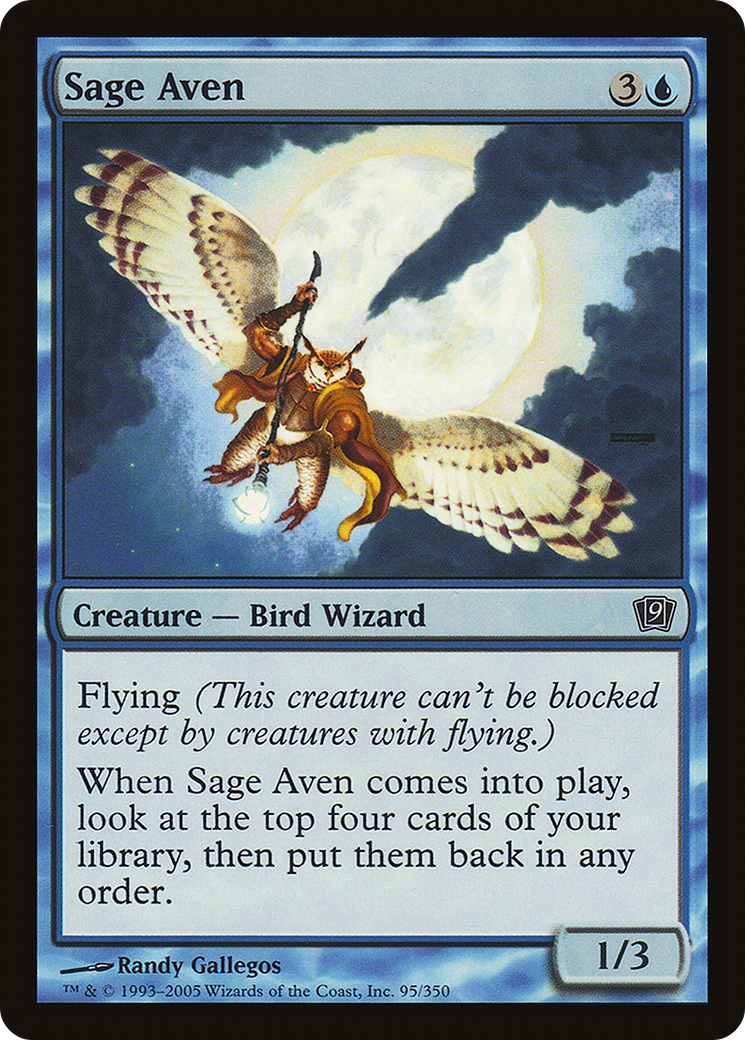 Sage Aven (9ED-095) [9th Edition] MTG Single Wizards of the Coast