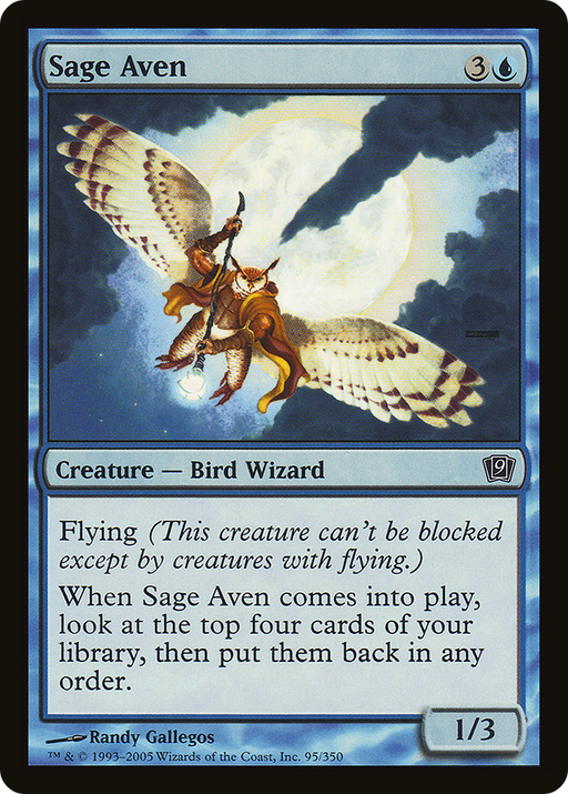 Sage Aven (9ED-095) [9th Edition] Foil MTG Single Wizards of the Coast