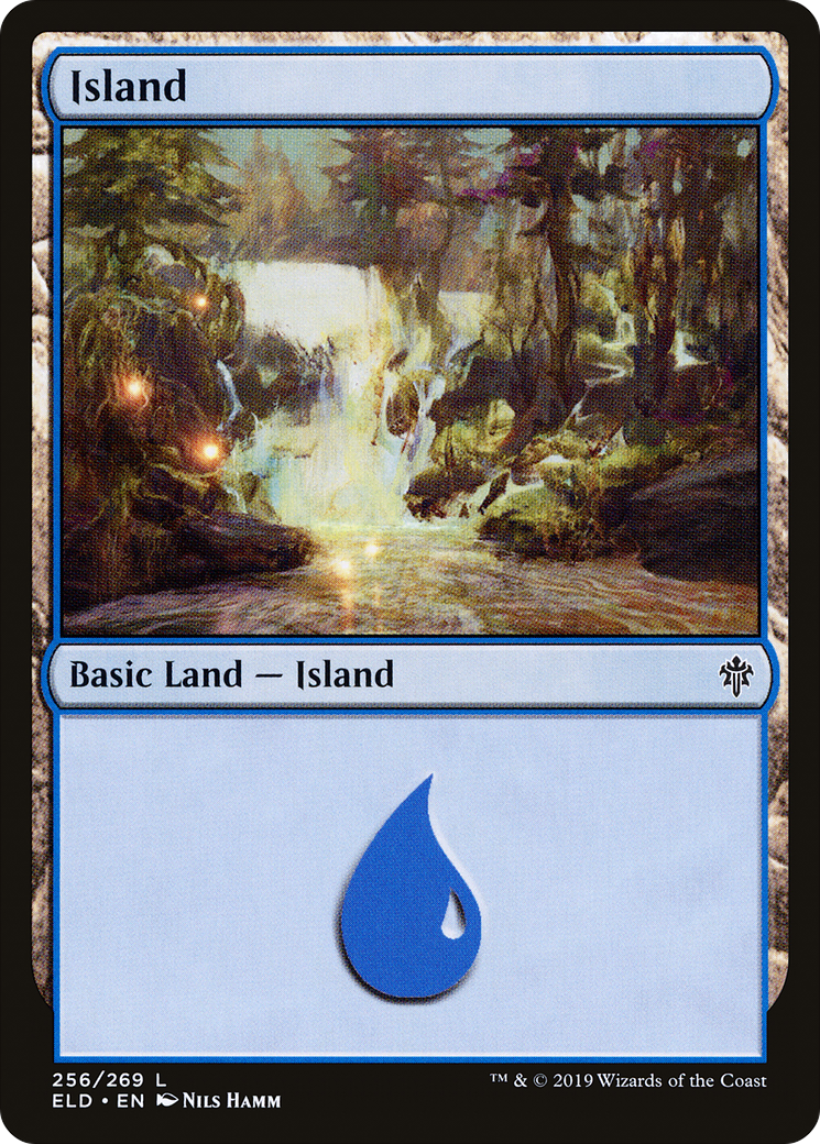 Island (ELD-256) [Throne of Eldraine] MTG Single Wizards of the Coast
