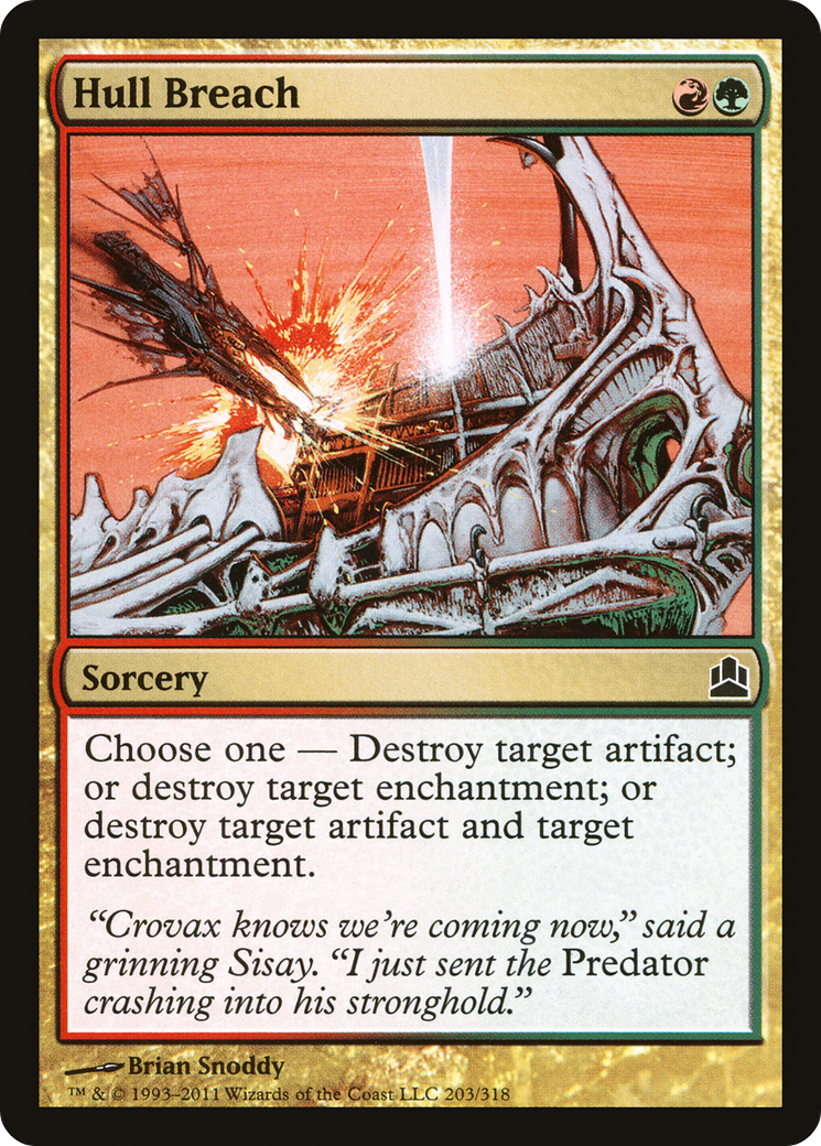 Hull Breach (CMD-203) [Commander 2011] MTG Single Wizards of the Coast