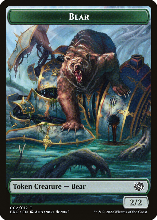Bear (TBRO-002) [Tokens] The Brothers' War Tokens Foil MTG Single Wizards of the Coast