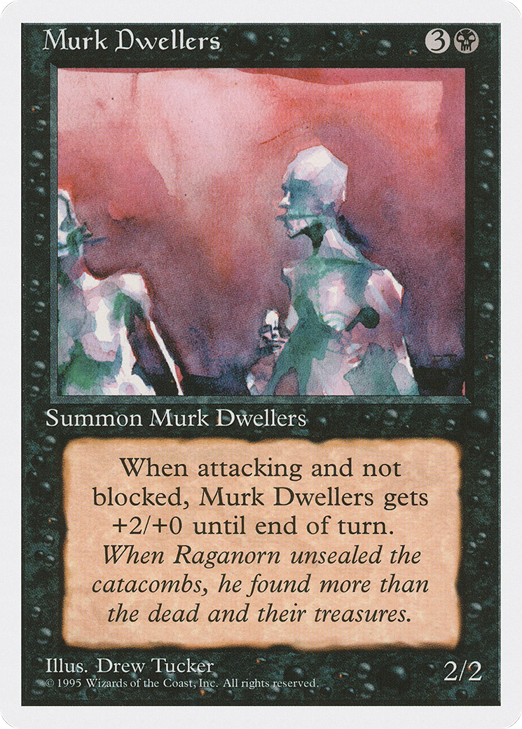 Murk Dwellers (4ED-148) [Fourth Edition] MTG Single Wizards of the Coast