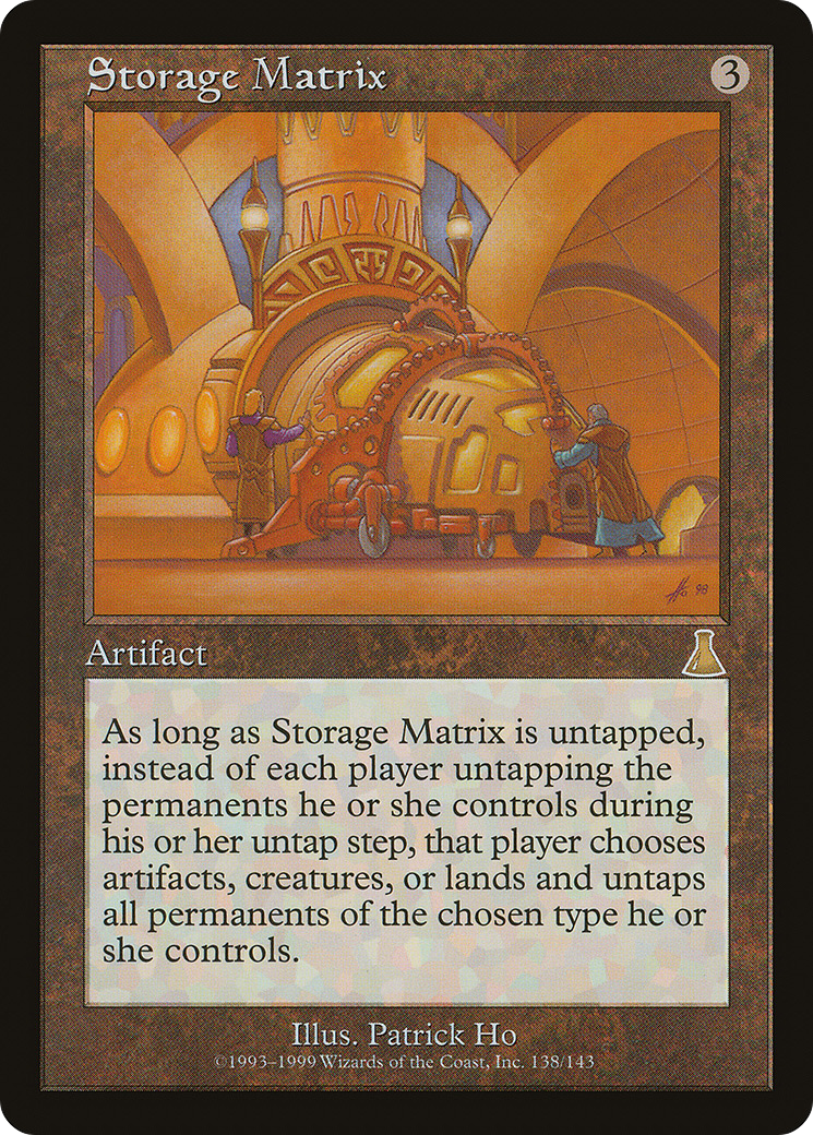 Storage Matrix (UDS-138) [Urza's Destiny] Foil MTG Single Wizards of the Coast
