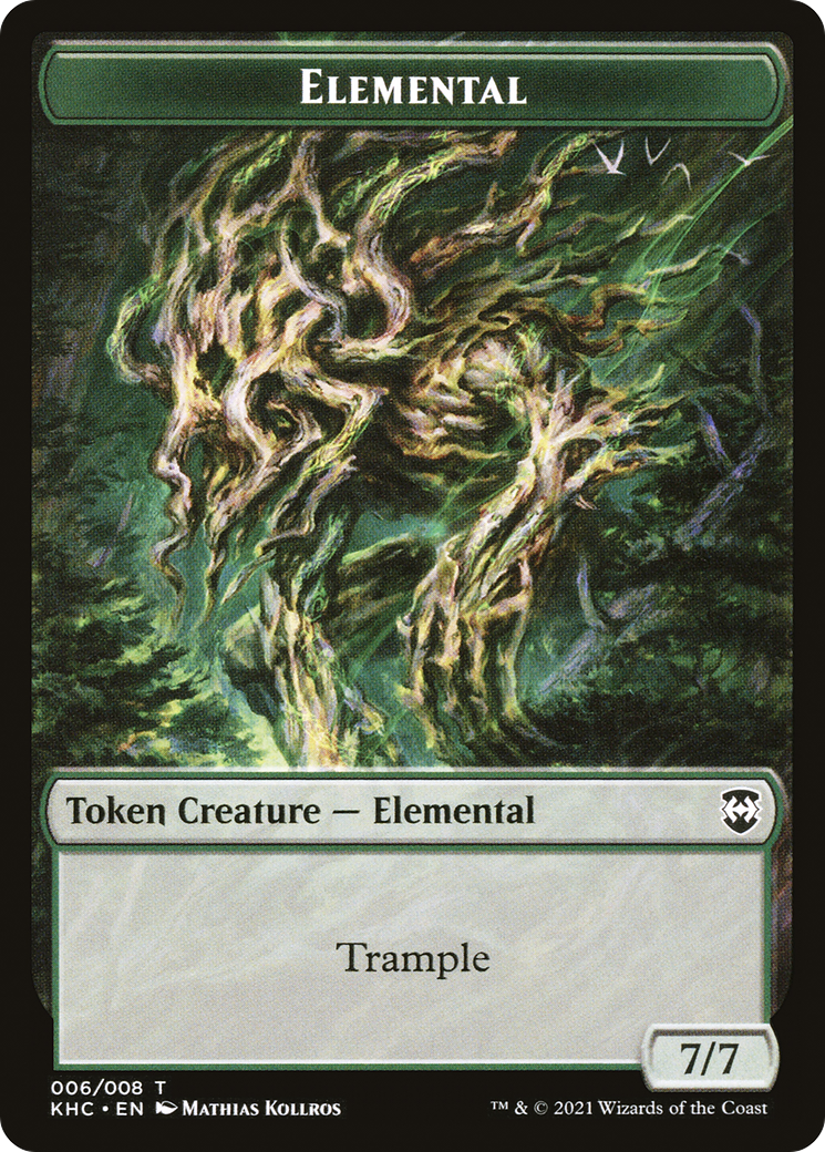 Elemental (TKHC-006) [Tokens] Kaldheim Commander Tokens MTG Single Wizards of the Coast