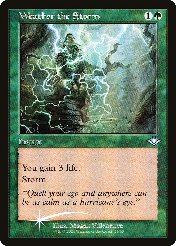 Weather the Storm (MH1-024) [Modern Horizons 1 Timeshifts] Foil MTG Single Wizards of the Coast