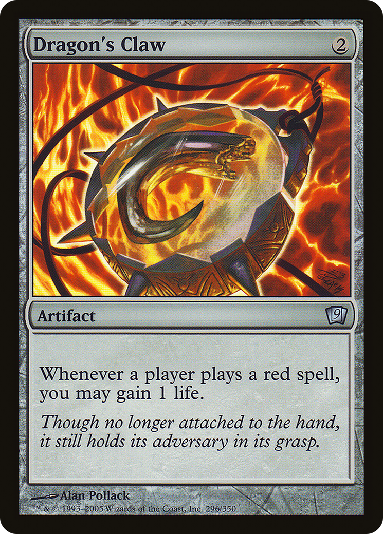 Dragon's Claw (9ED-296) [9th Edition] Foil MTG Single Wizards of the Coast