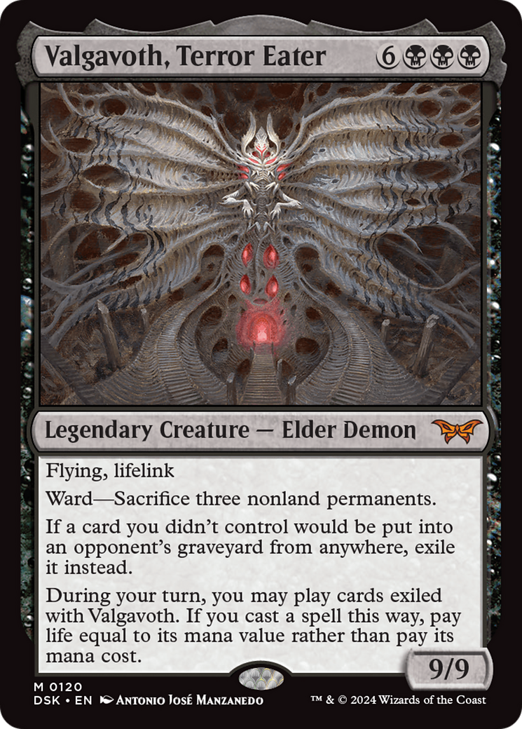 Valgavoth, Terror Eater (DSK-120) [Duskmourn: House of Horror] MTG Single Wizards of the Coast