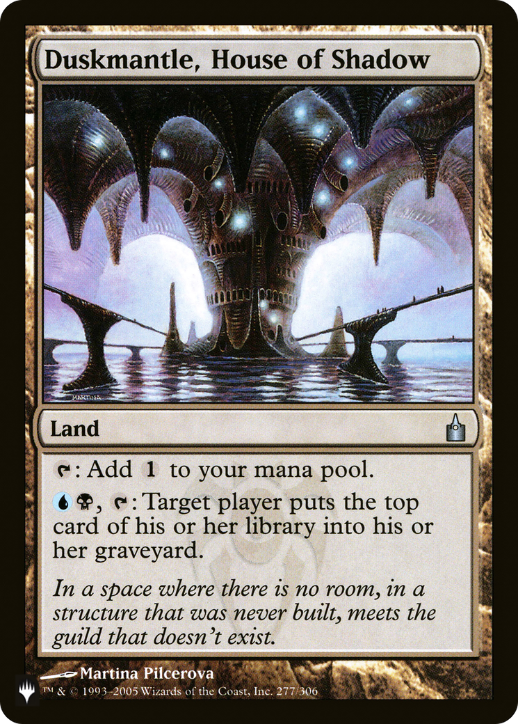 Duskmantle, House of Shadow (LIST-RAV-277) [Mystery Booster] The List MTG Single Wizards of the Coast