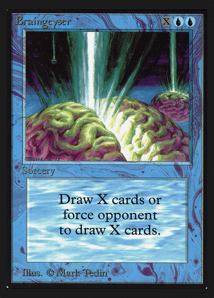 Braingeyser (IE) (IED-) [Intl. Collectors' Edition] MTG Single Wizards of the Coast