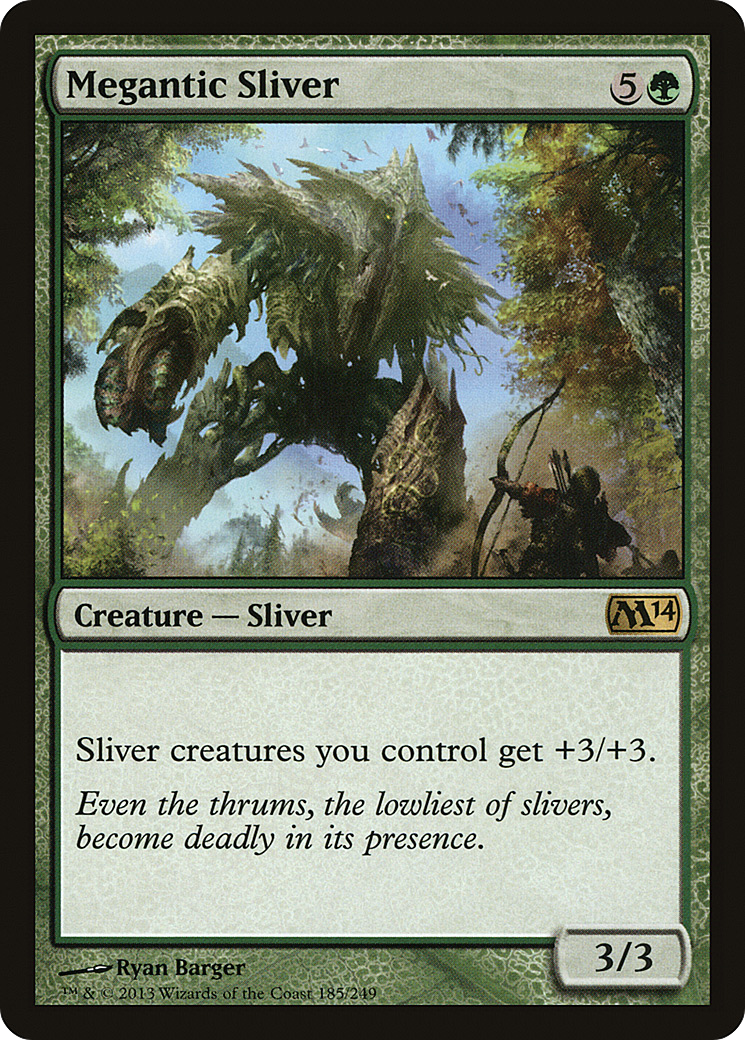 Megantic Sliver (M14-185) [Magic 2014] Foil MTG Single Wizards of the Coast