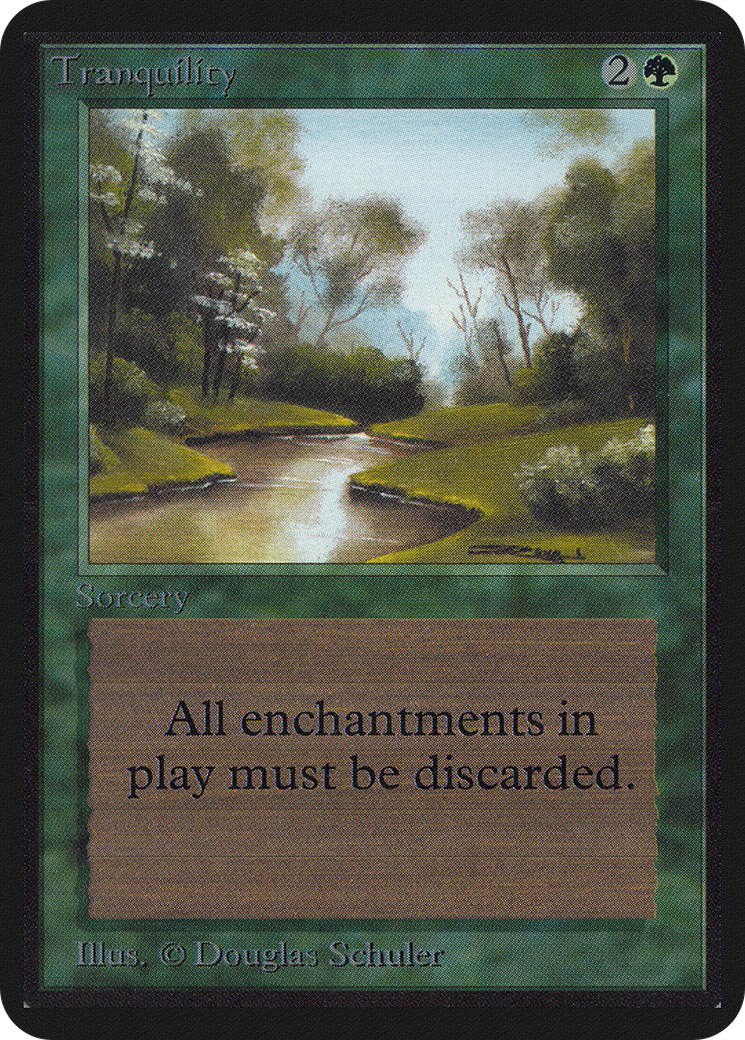 Tranquility (LEA-220) [Oldschool] Limited Edition Alpha MTG Single Wizards of the Coast