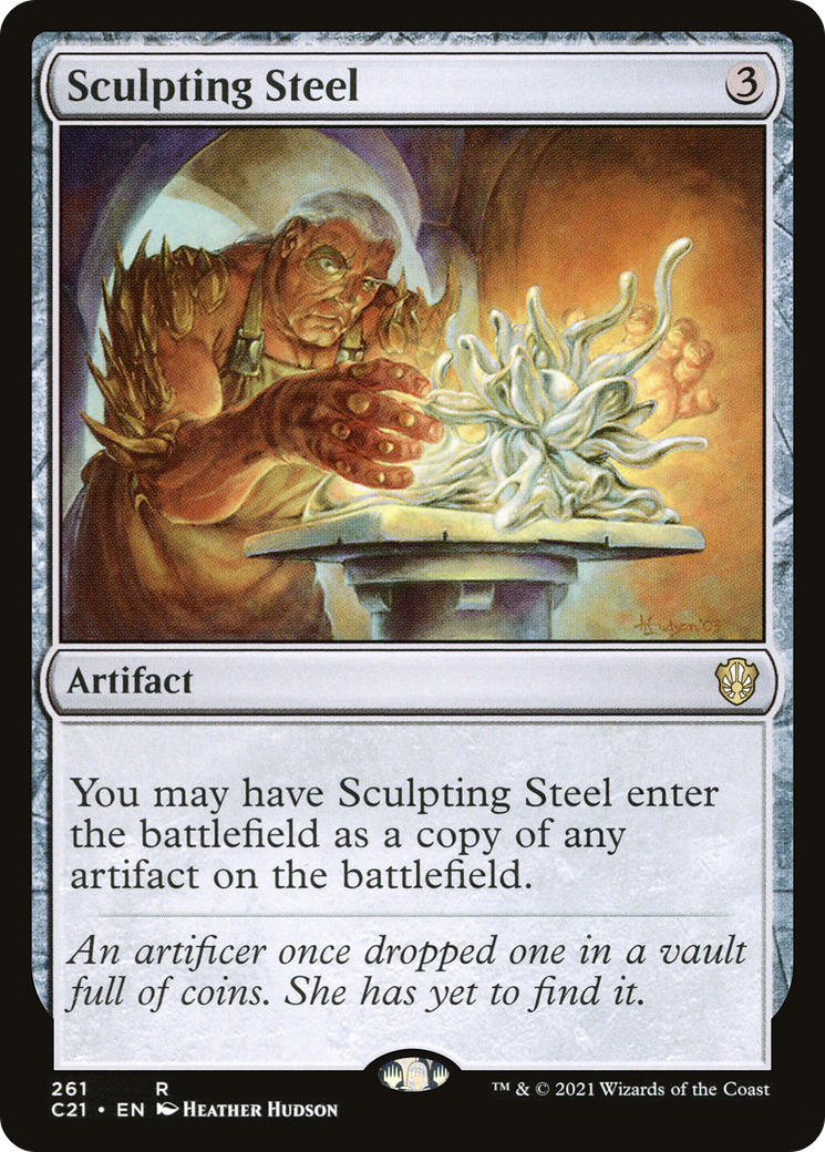 Sculpting Steel (C21-261) [Commander 2021] MTG Single Wizards of the Coast
