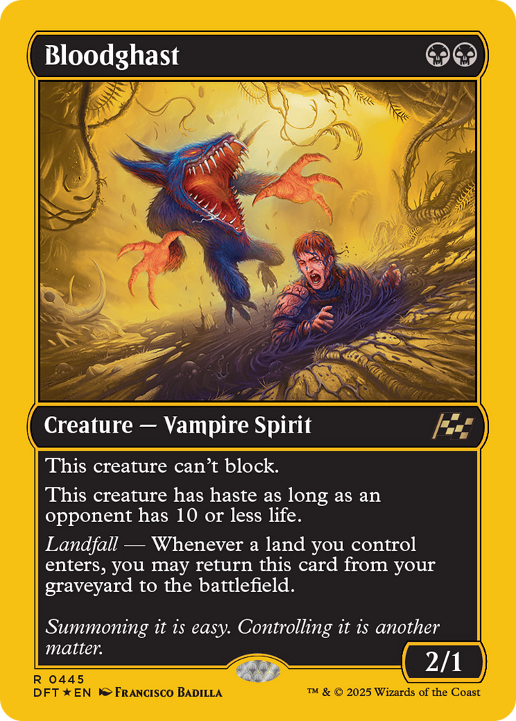 Bloodghast (First-Place Foil) (DFT-445) [Aetherdrift] Foil MTG Single Wizards of the Coast