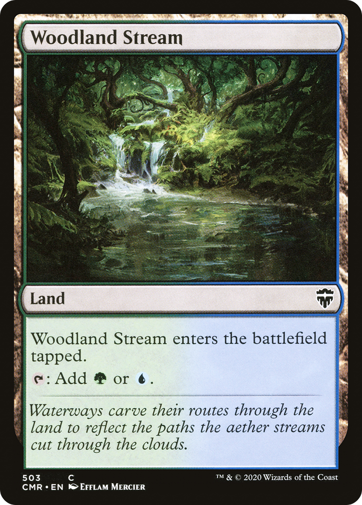 Woodland Stream (CMR-503) [Commander Legends] MTG Single Wizards of the Coast