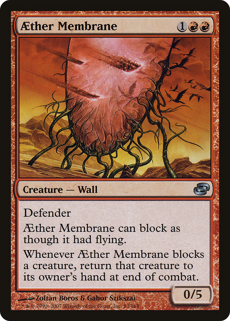 Aether Membrane (PLC-093) [Planar Chaos] Foil MTG Single Wizards of the Coast